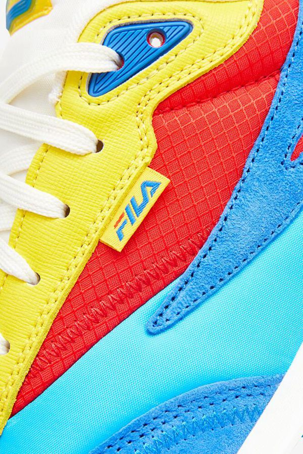 Fila blue and red best sale